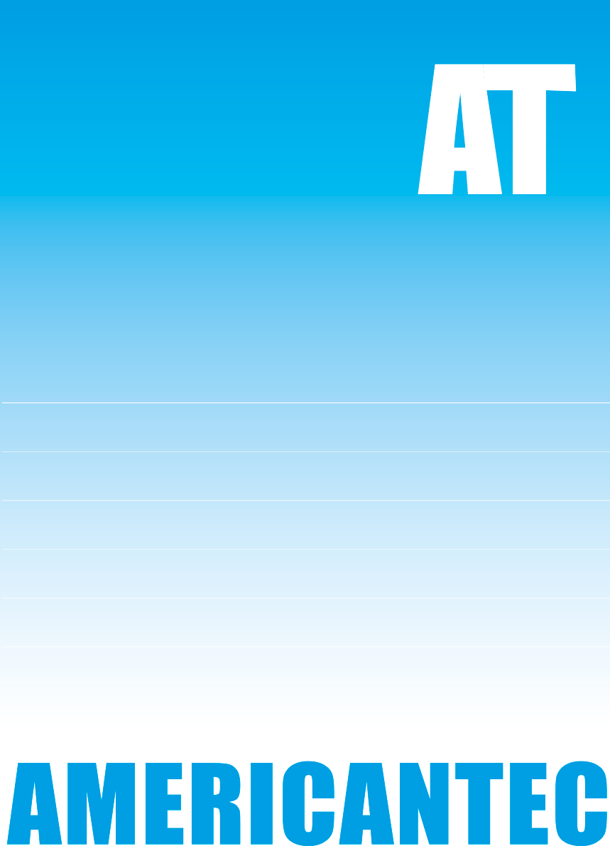 Americantec s.r.l. Av. Triunvirato 2775 || C1427AAA || CABA Tel.: 5291-8989/90/91/92